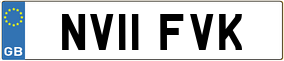 Truck License Plate